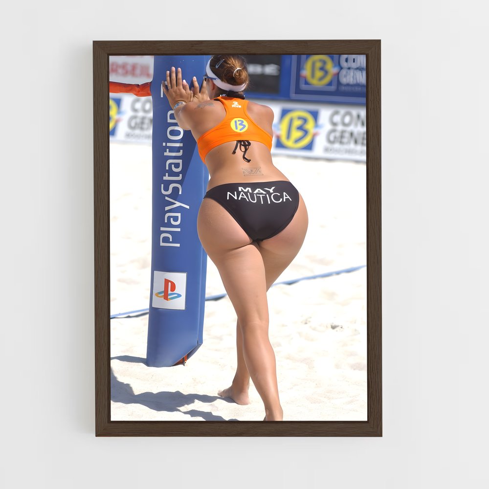 Poster Spike & Shine – affiche Beach-volley (vue 5)